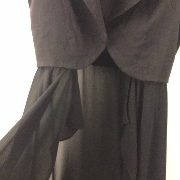 Black Bebe Dress Vest - Picture 3 of 7